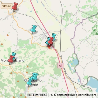 Mappa Via del Colle, 53045 Montepulciano SI, Italia (4.77455)