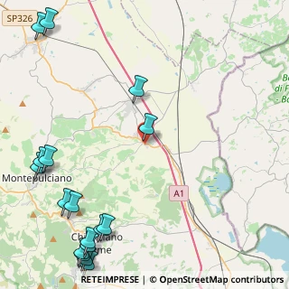 Mappa Via del Colle, 53045 Montepulciano SI, Italia (7.02294)