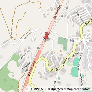 Mappa Via Montanara, 16, 06025 Nocera Umbra, Perugia (Umbria)