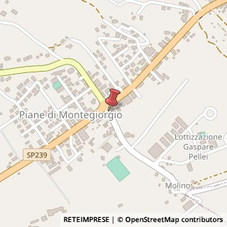 Mappa Via Dante Mattii,  3, 63025 Montegiorgio, Fermo (Marche)