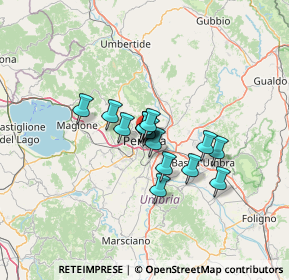 Mappa Via della Nespola, 06123 Perugia PG, Italia (8.602)