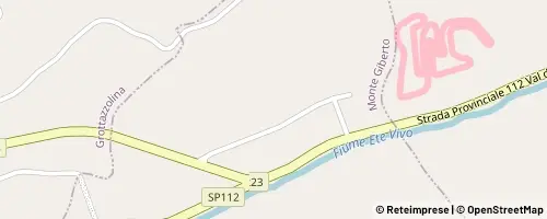 Mappa Monte Giberto