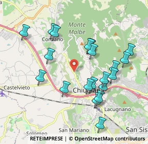Mappa Via Fontevecchia, 06073 Corciano PG, Italia (2.0275)