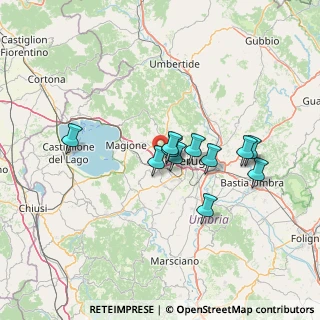 Mappa 06073 Corciano PG, Italia (11.42909)