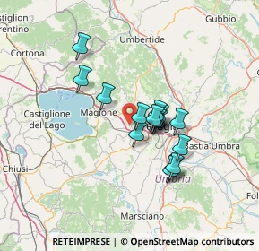 Mappa 06073 Corciano PG, Italia (10.3875)