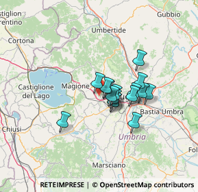 Mappa 06073 Corciano PG, Italia (9.03313)