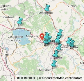 Mappa 06073 Corciano PG, Italia (14.61688)