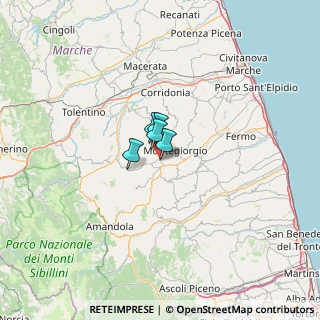 Mappa Via del Lavoro, 63836 Monte Vidon Corrado FM, Italia (12.45833)