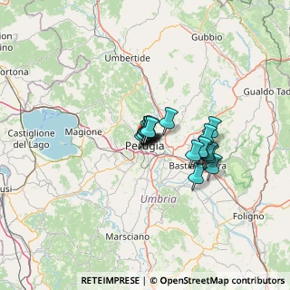 Mappa Via Aquila, 06122 Perugia PG, Italia (8.62118)