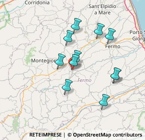 Mappa Via Padre Guido Piergallina, 63844 Grottazzolina FM, Italia (6.58273)