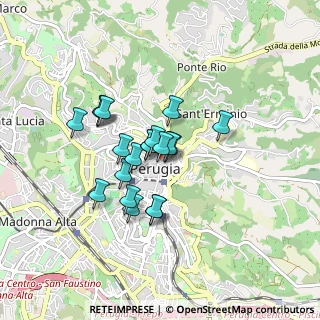 Mappa P.za Ignazio Danti, 06122 Perugia PG, Italia (0.6495)