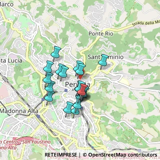 Mappa P.za Piccinino, 06122 Perugia PG, Italia (0.7065)