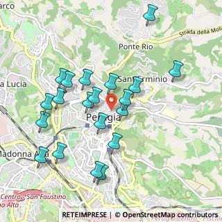 Mappa Via Bontempi, 06122 Perugia PG, Italia (1.005)