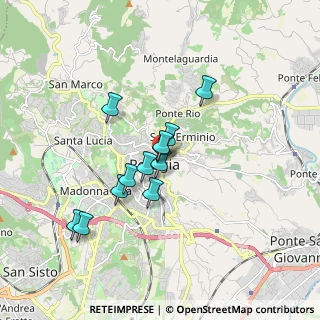 Mappa Via Bontempi, 06122 Perugia PG, Italia (1.3925)