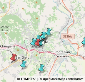 Mappa Via del Carmine, 06121 Perugia PG, Italia (3.31727)