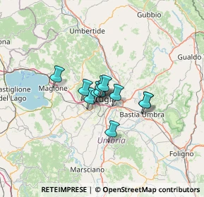 Mappa 06122 Perugia PG, Italia (7.31818)