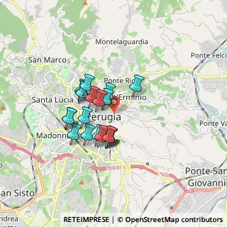 Mappa 06122 Perugia PG, Italia (1.3525)