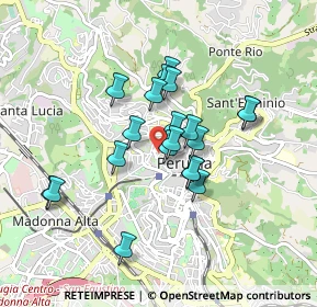 Mappa Via Francolina, 06123 Perugia PG, Italia (0.732)