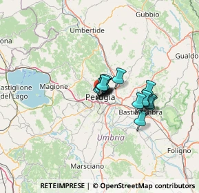 Mappa Via Francolina, 06123 Perugia PG, Italia (7.74467)