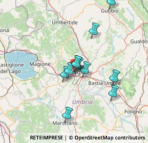 Mappa Via Francolina, 06123 Perugia PG, Italia (11.43636)