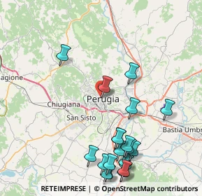 Mappa Via Francolina, 06123 Perugia PG, Italia (10.306)