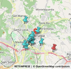 Mappa Via Francolina, 06123 Perugia PG, Italia (1.41538)