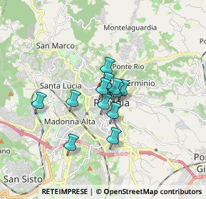 Mappa Via Francolina, 06123 Perugia PG, Italia (1.07667)