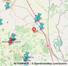 Mappa Via Pian delle Noci, 53045 Montepulciano SI, Italia (5.86833)