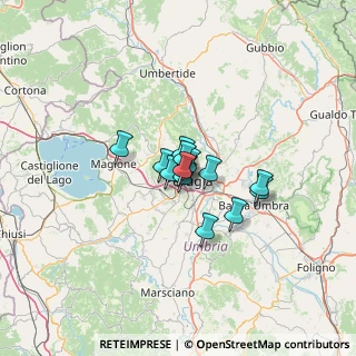 Mappa Via della Tintoria, 06125 Perugia PG, Italia (7.10071)