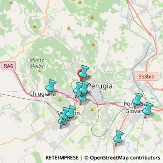 Mappa Via della Tintoria, 06125 Perugia PG, Italia (4.42455)