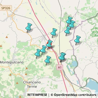 Mappa Via di Fontegrande, 53045 Montepulciano SI, Italia (3.40917)
