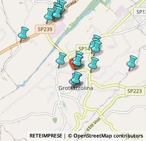 Mappa Via Segni, 63844 Grottazzolina FM, Italia (0.9245)