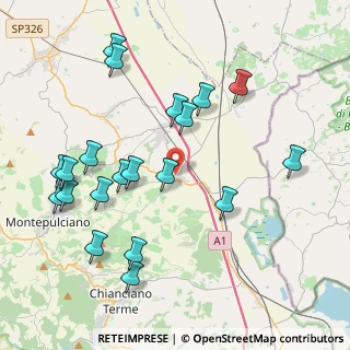 Mappa Via Virgilio, 53045 Montepulciano SI, Italia (4.624)