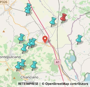Mappa Via Virgilio, 53045 Montepulciano SI, Italia (4.97083)