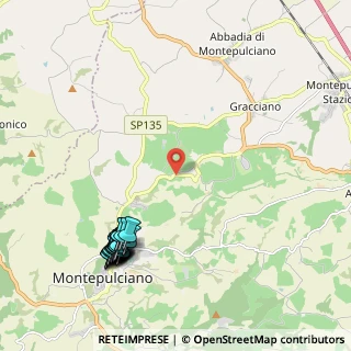 Mappa Via Provinciale di Montepulciano, 53045 Montepulciano SI, Italia (2.726)
