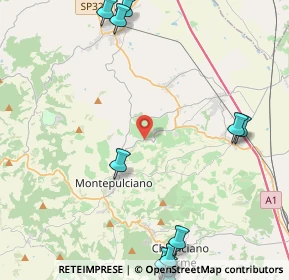 Mappa Via Provinciale di Montepulciano, 53045 Montepulciano SI, Italia (6.5925)