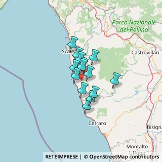 Mappa Contrada Visciglioso, 87023 Diamante CS, Italia (8.375)