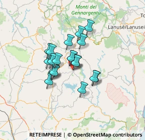 Mappa Via Antonio Segni, 08030 Orroli CA, Italia (9.892)