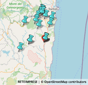 Mappa Via Tirso, 08047 Tertenia NU, Italia (14.418)