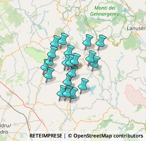 Mappa Via Roma, 08030 Serri NU, Italia (10.124)