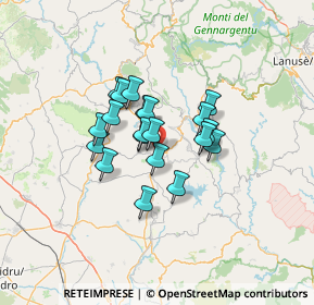 Mappa Via Roma, 08030 Serri NU, Italia (9.7725)