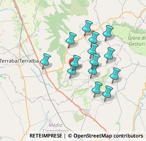 Mappa Via Nazionale, 09090 Masullas OR, Italia (6.42571)