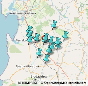 Mappa Via Nazionale, 09090 Masullas OR, Italia (9.5515)