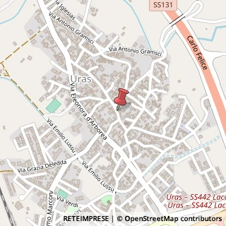 Mappa Via V. Emanuele, 9, 09099 Uras, Oristano (Sardegna)