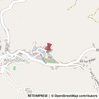 Mappa 87042 Altomonte CS, Italia, 87042 Altomonte, Cosenza (Calabria)