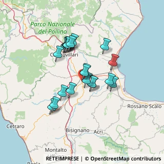 Mappa Viale Delle Fonti, 87019 Spezzano albanese CS, Italia (12.2125)