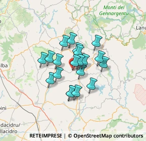 Mappa Via Lanusei, 08030 Gergei CA, Italia (9.8585)