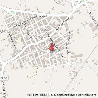 Mappa Via Santa Lucia, 51, 73030 Surano LE, Italia, 73030 Surano, Lecce (Puglia)