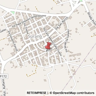 Mappa Via G. Carducci, 37, 73030 Surano LE, Italia, 73030 Surano, Lecce (Puglia)