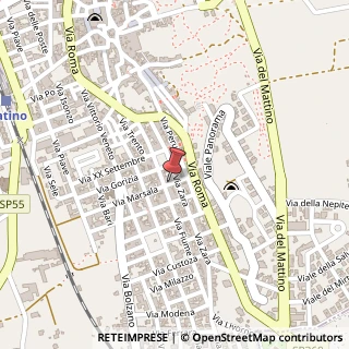 Mappa Via Zara, 14, 73046 Matino, Lecce (Puglia)